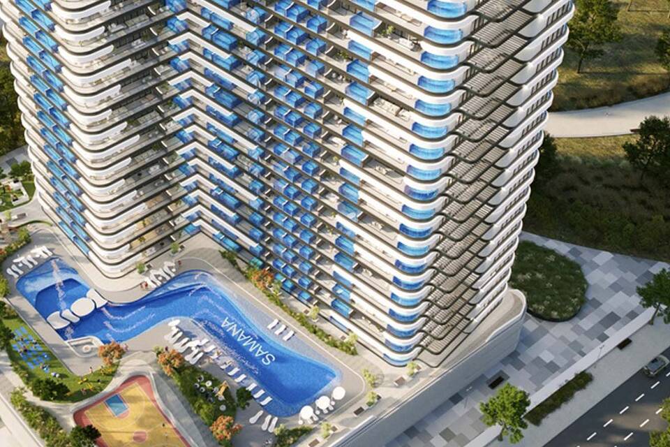 Apartments with swimming pools on balconies and high-quality finishing